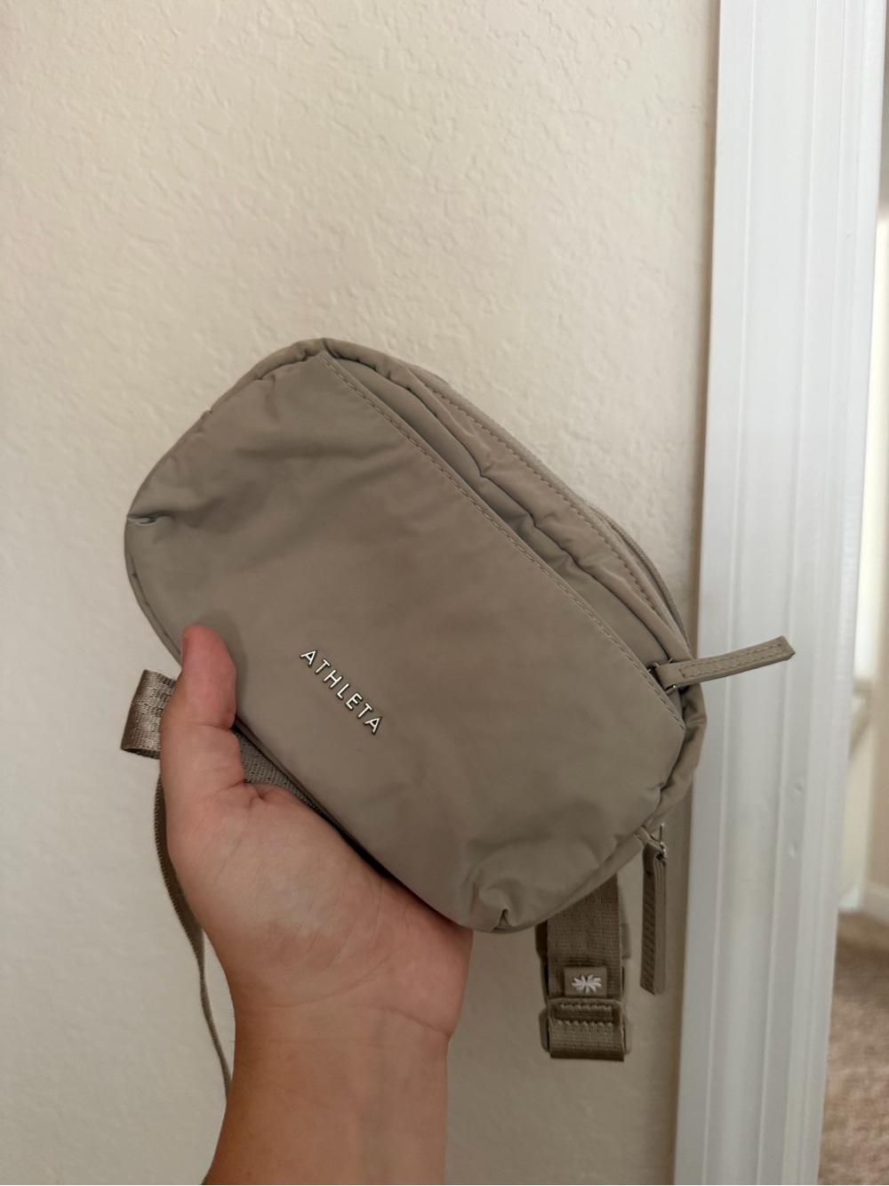 Athleta Taupe Belt Bag